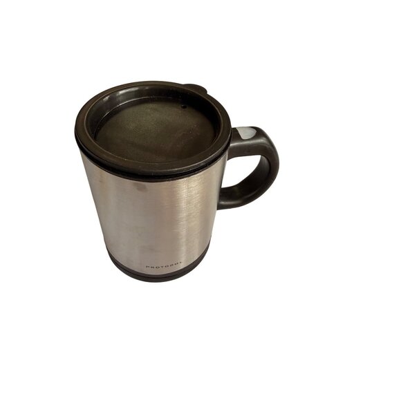 Self-Stirring Stainless Steel Mug With Lid By Protocol - 12 Oz - Battery Operate - Picture 2 of 7